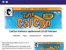 Tablet Screenshot of calcon.se